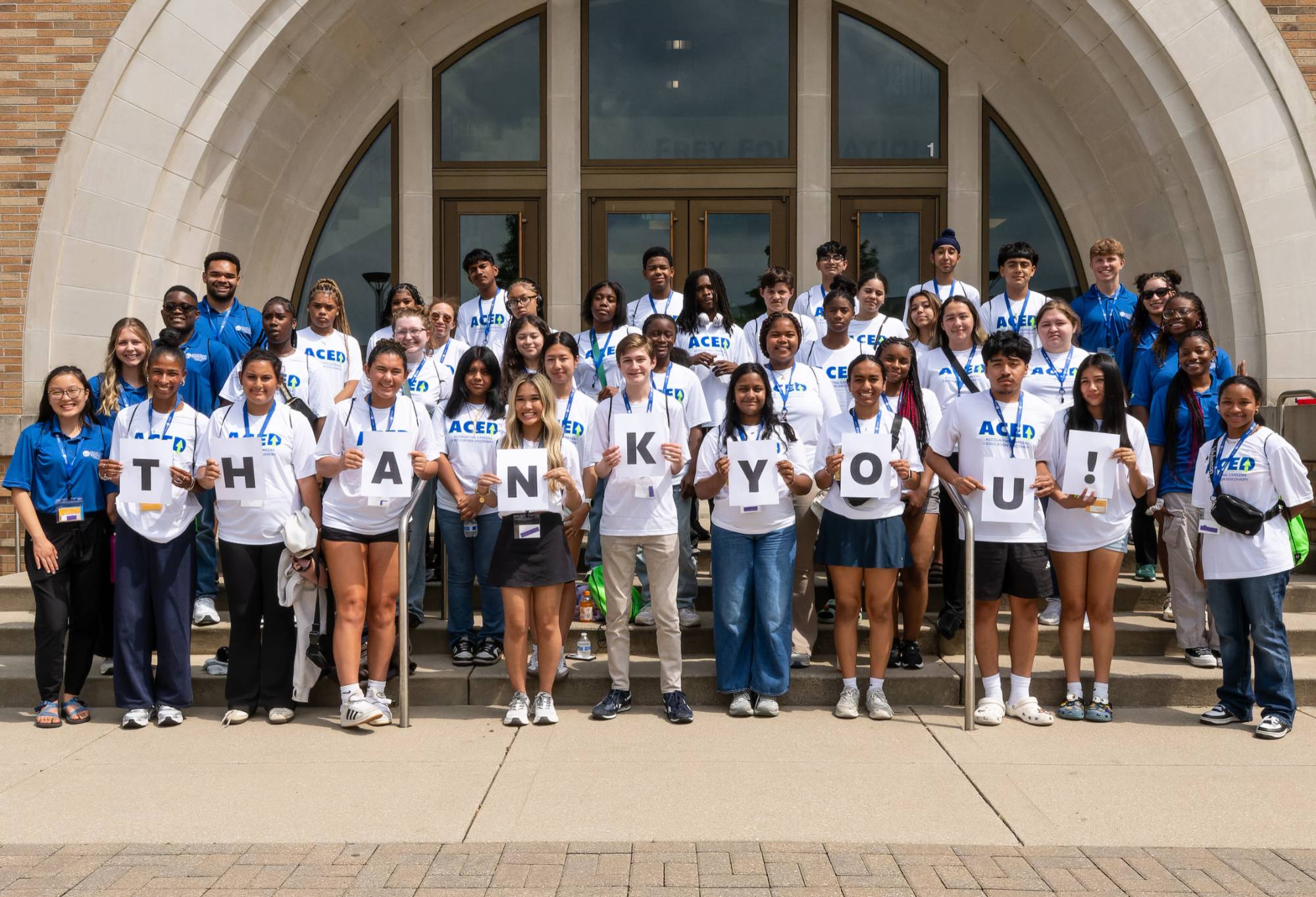Group of Students who participated in the ACED Camp